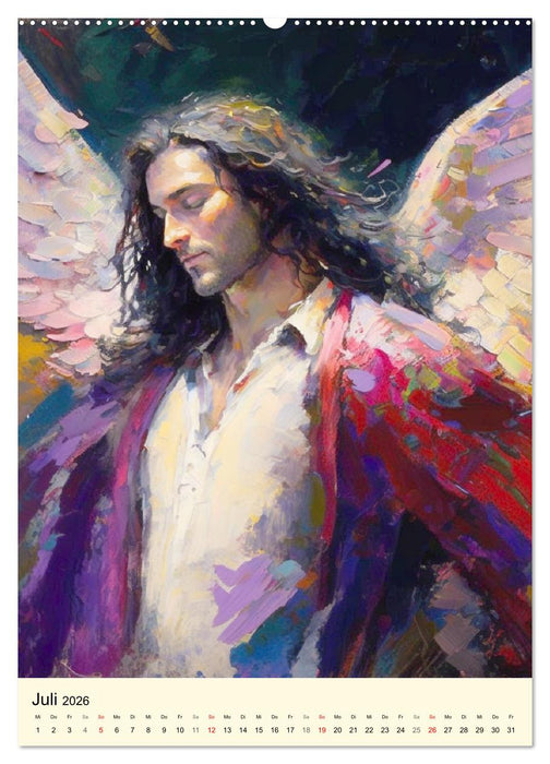 Schutzengel. Zauberhafte Lichtwesen und Botschafter (CALVENDO Premium Wandkalender 2026)