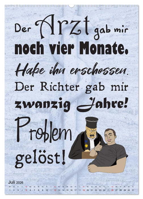 Spaß im Wartezimmer (CALVENDO Premium Wandkalender 2026)