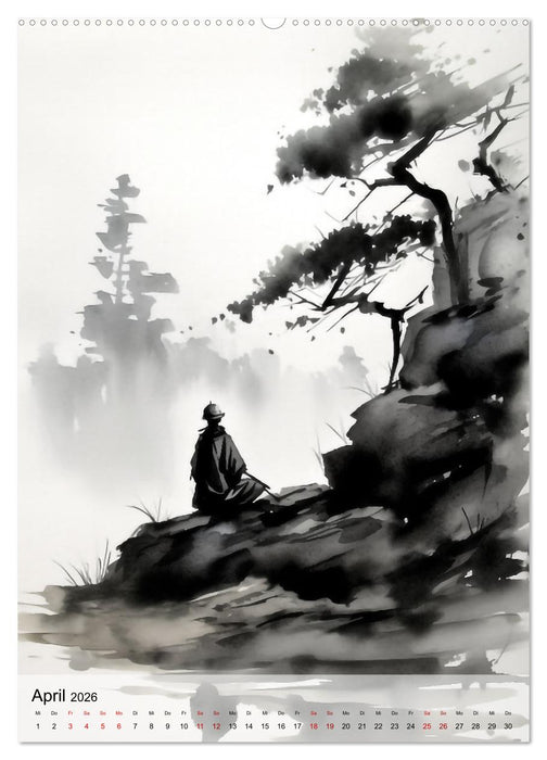 Ruhe im Zen (CALVENDO Premium Wandkalender 2026)
