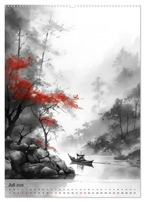 Ruhe im Zen (CALVENDO Premium Wandkalender 2026)