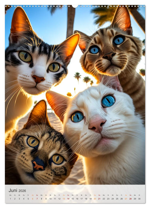 Lustige Tier-Selfies (CALVENDO Wandkalender 2026)