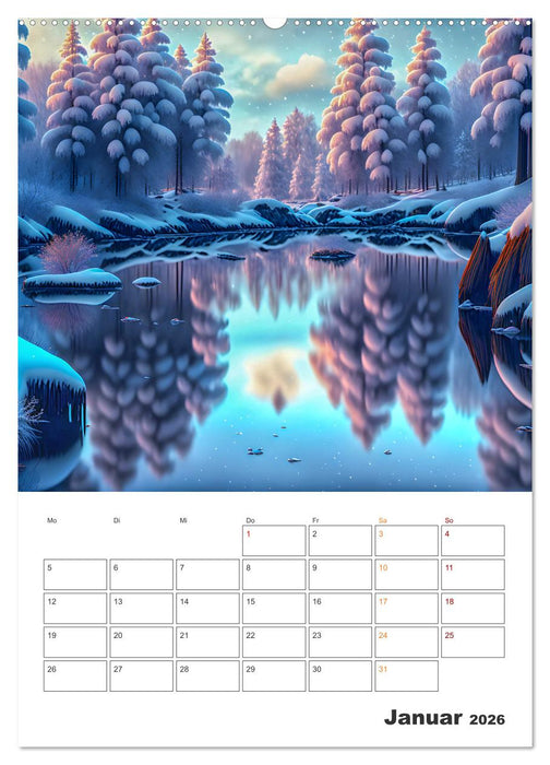 Märchenhafte Bäume (CALVENDO Wandkalender 2026)