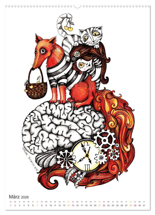 Das geheime Leben der Organe (CALVENDO Wandkalender 2026)