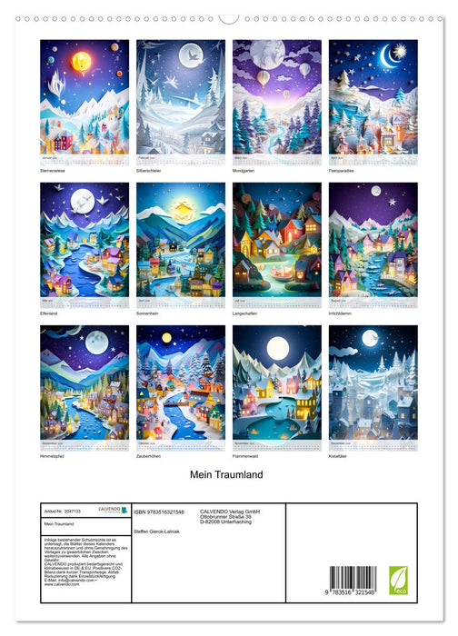 Mein Traumland (CALVENDO Premium Wandkalender 2026)