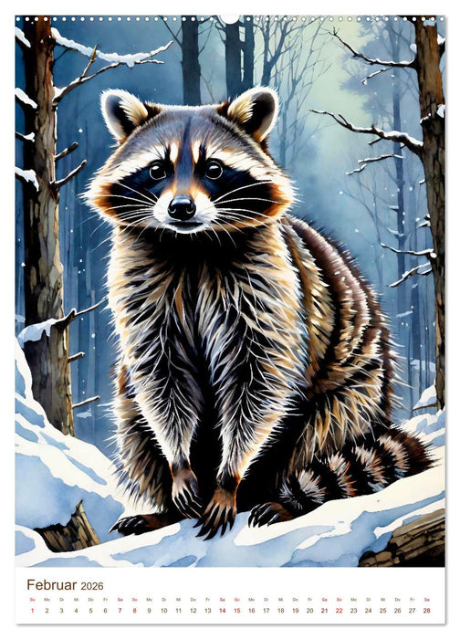 Heimische Wildtiere 2026 (CALVENDO Wandkalender 2026)