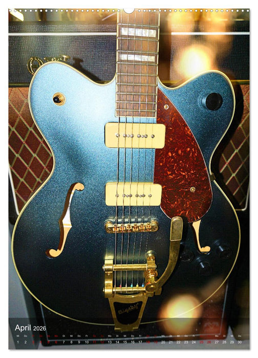 Magische Gitarren (CALVENDO Wandkalender 2026)