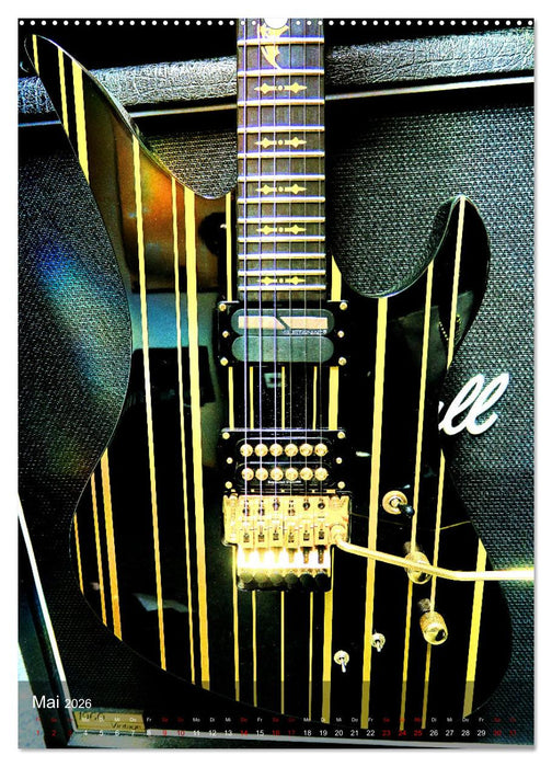 Magische Gitarren (CALVENDO Wandkalender 2026)