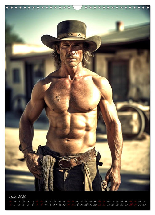 Starke Cowboys (CALVENDO Wandkalender 2026)