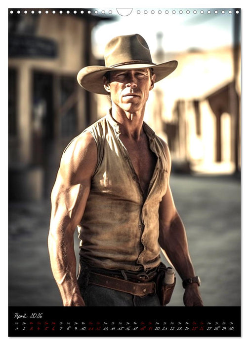 Starke Cowboys (CALVENDO Wandkalender 2026)