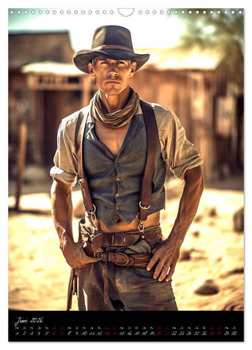 Starke Cowboys (CALVENDO Wandkalender 2026)