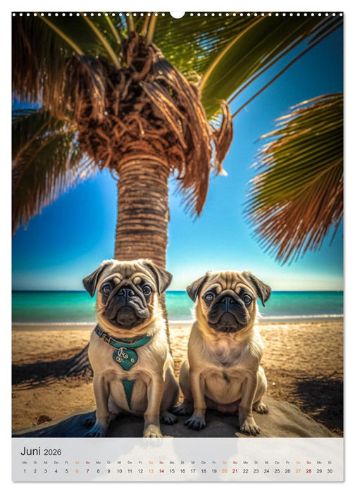 Mein Mops-Kalender (CALVENDO Premium Wandkalender 2026)