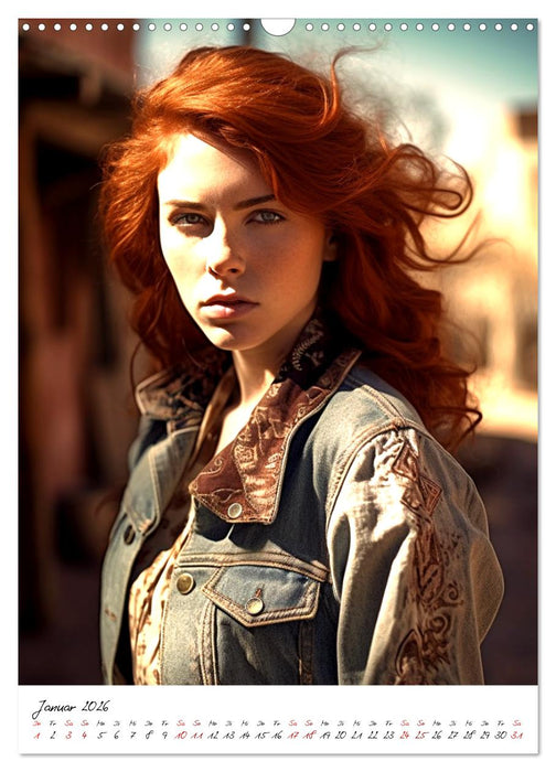 Starke Cowgirls (CALVENDO Wandkalender 2026)