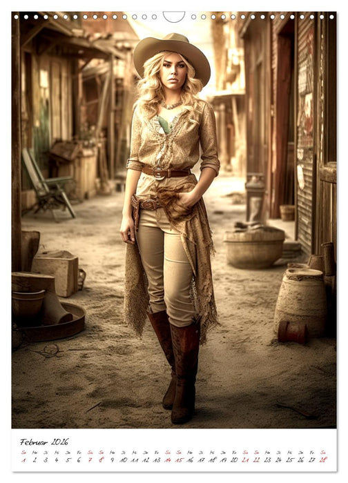 Starke Cowgirls (CALVENDO Wandkalender 2026)