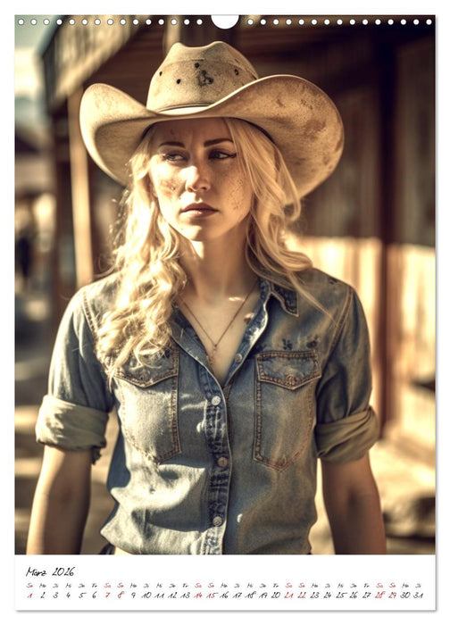 Starke Cowgirls (CALVENDO Wandkalender 2026)
