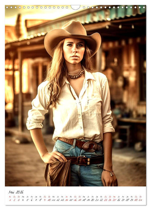 Starke Cowgirls (CALVENDO Wandkalender 2026)