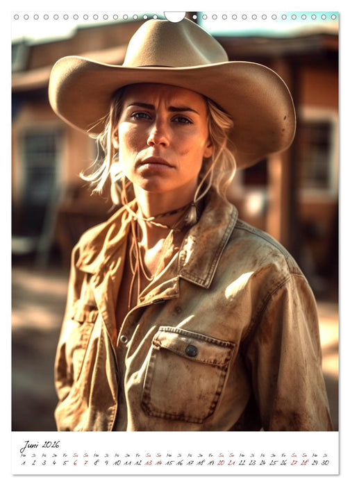 Starke Cowgirls (CALVENDO Wandkalender 2026)