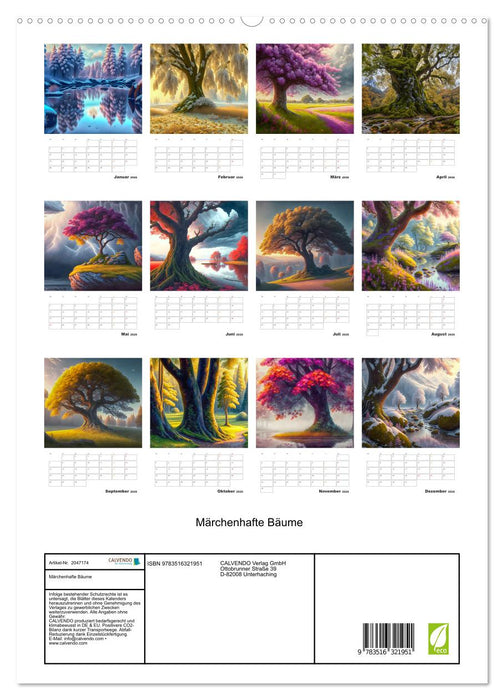 Märchenhafte Bäume (CALVENDO Premium Wandkalender 2026)