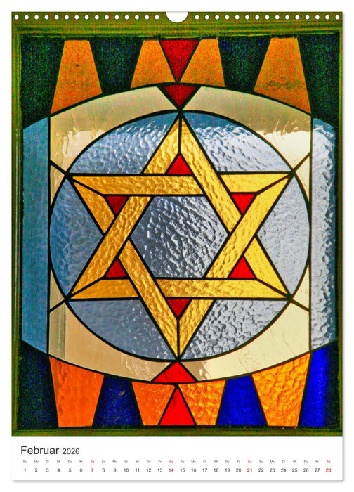 Davidschilde (CALVENDO Wandkalender 2026)