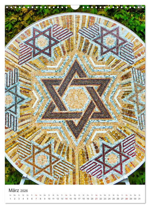 Davidschilde (CALVENDO Wandkalender 2026)