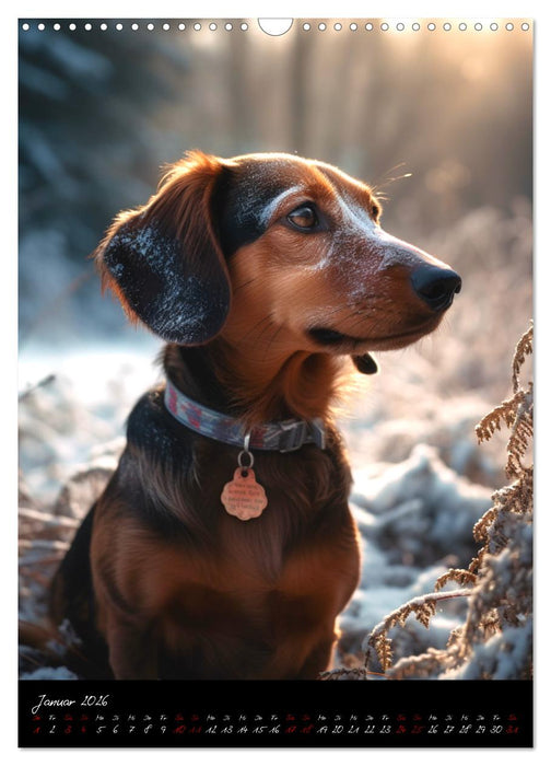 Der Dackel (CALVENDO Wandkalender 2026)