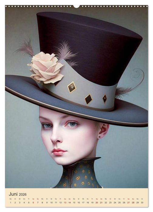 Die Hutträger (CALVENDO Premium Wandkalender 2026)