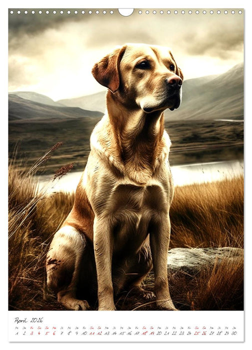 Der Labrador (CALVENDO Wandkalender 2026)