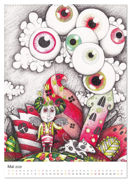 Das geheime Leben der Organe (CALVENDO Premium Wandkalender 2026)