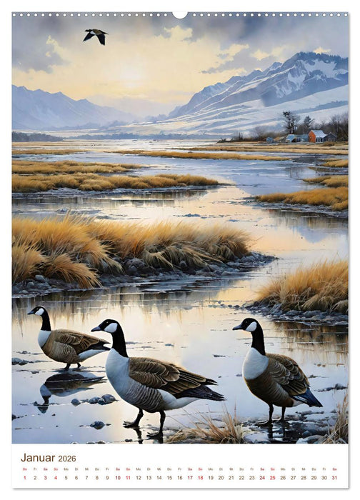 Heimische Wildtiere 2026 (CALVENDO Premium Wandkalender 2026)