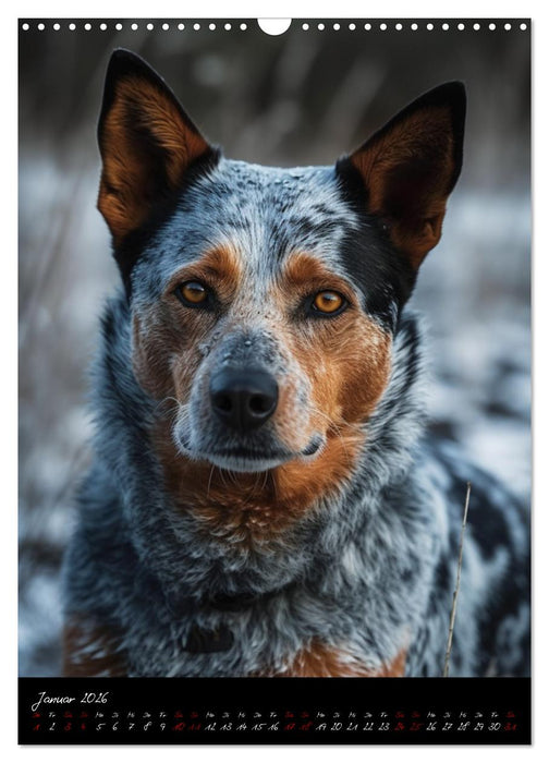 Australian Cattle Dogs (CALVENDO Wandkalender 2026)
