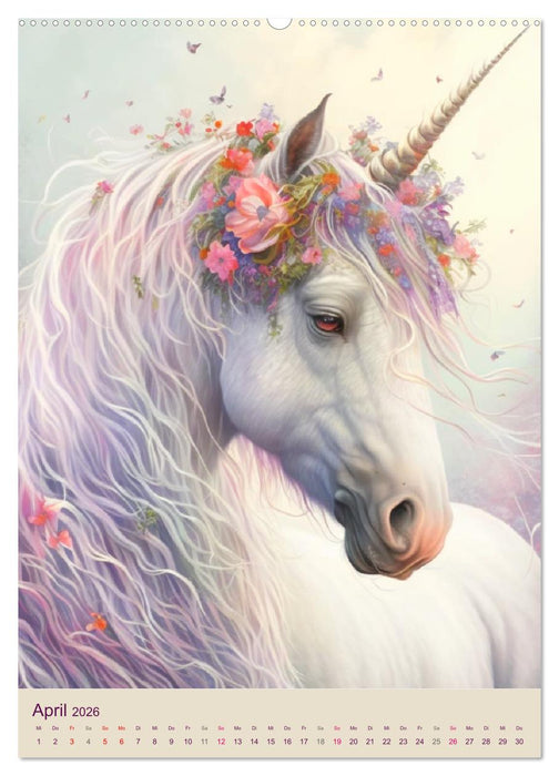 Einhörner. Mystisch, kraftvoll und traumhaft schön (CALVENDO Premium Wandkalender 2026)