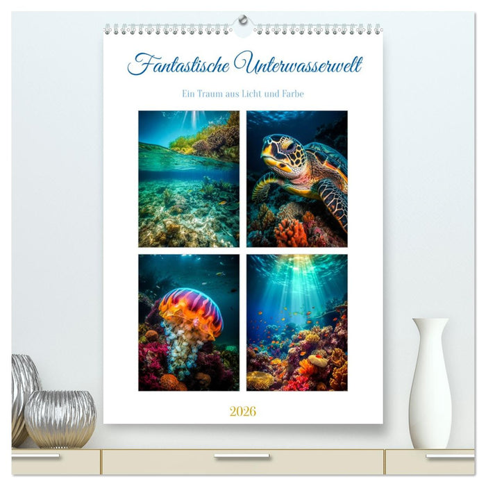 Fantastische Unterwasserwelt (CALVENDO Premium Wandkalender 2026)