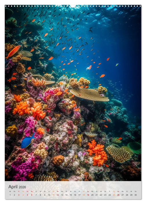 Fantastische Unterwasserwelt (CALVENDO Premium Wandkalender 2026)