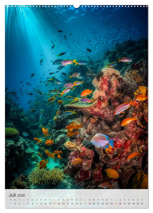 Fantastische Unterwasserwelt (CALVENDO Premium Wandkalender 2026)