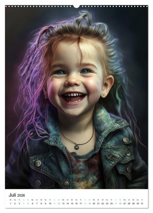 Punker Kleine Rebellen (CALVENDO Premium Wandkalender 2026)