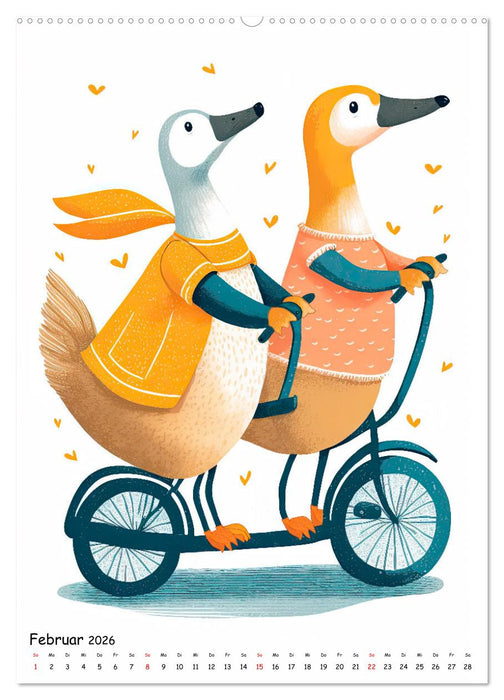 Tierisch abgefahren (CALVENDO Wandkalender 2026)