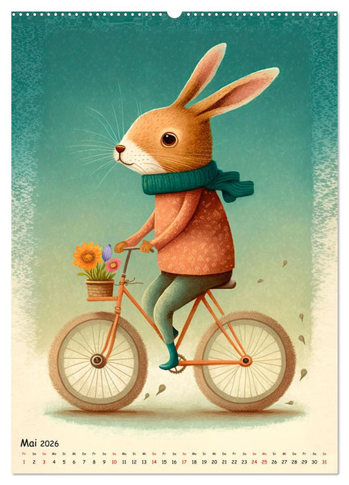 Tierisch abgefahren (CALVENDO Wandkalender 2026)