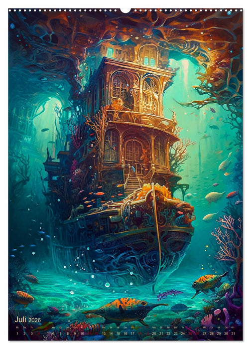 Traumwelten (CALVENDO Premium Wandkalender 2026)