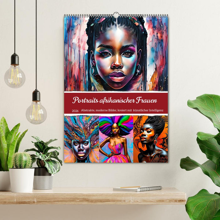Portraits afrikanischer Frauen (CALVENDO Wandkalender 2026)