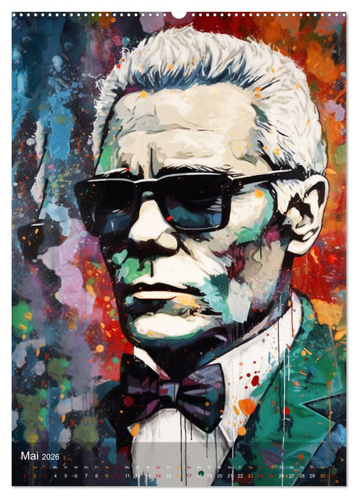 Prominente Persönlichkeiten für immer in unseren Herzen (CALVENDO Wandkalender 2026)