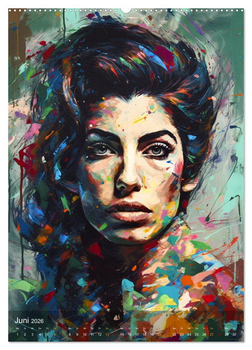 Prominente Persönlichkeiten für immer in unseren Herzen (CALVENDO Wandkalender 2026)