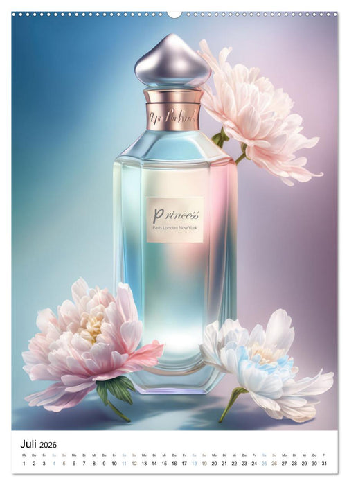 Parfum Eleganz im Glas (CALVENDO Premium Wandkalender 2026)