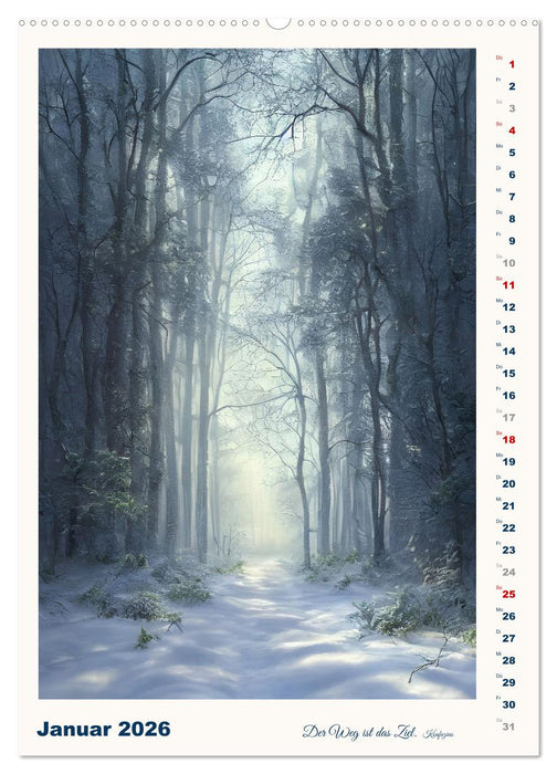 Wege der Fantasie (CALVENDO Premium Wandkalender 2026)