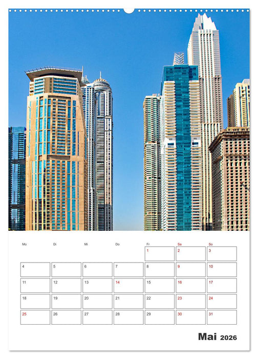 Dubai - Urlaubsplaner (CALVENDO Premium Wandkalender 2026)