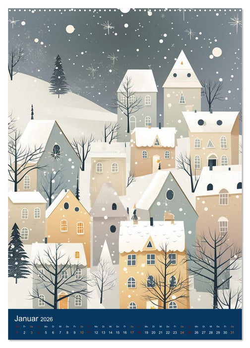 Ein lustiges Kinderdorf (CALVENDO Wandkalender 2026)