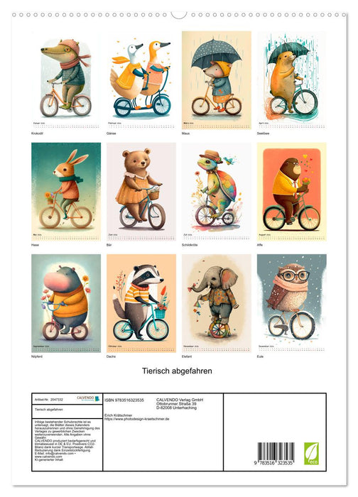 Tierisch abgefahren (CALVENDO Premium Wandkalender 2026)