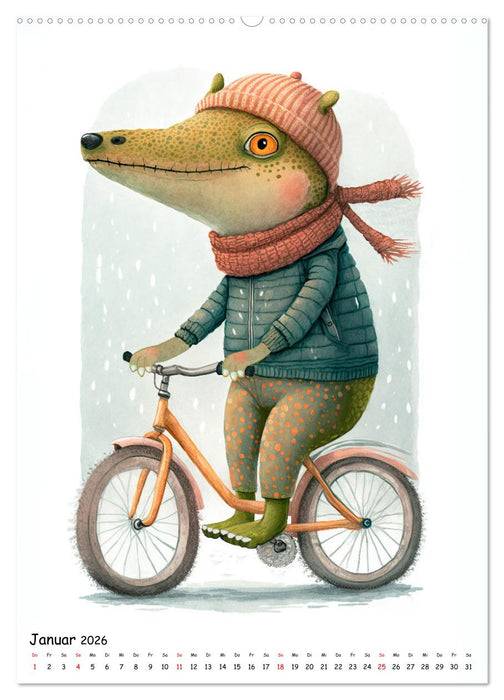 Tierisch abgefahren (CALVENDO Premium Wandkalender 2026)