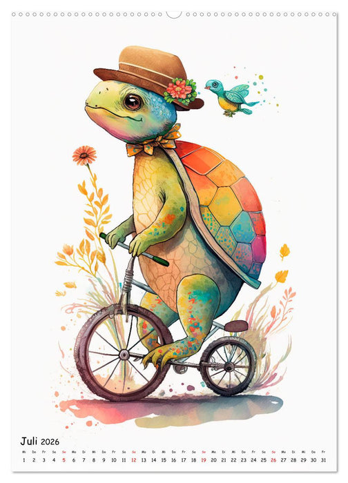 Tierisch abgefahren (CALVENDO Premium Wandkalender 2026)