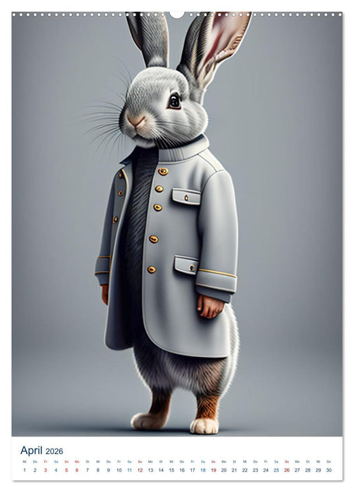 Tiere in lustigen Posen (CALVENDO Premium Wandkalender 2026)