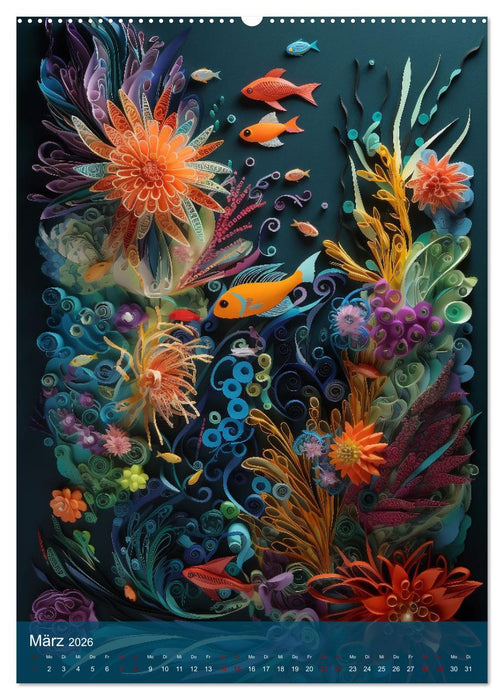 Wunder aus Papier (CALVENDO Premium Wandkalender 2026)