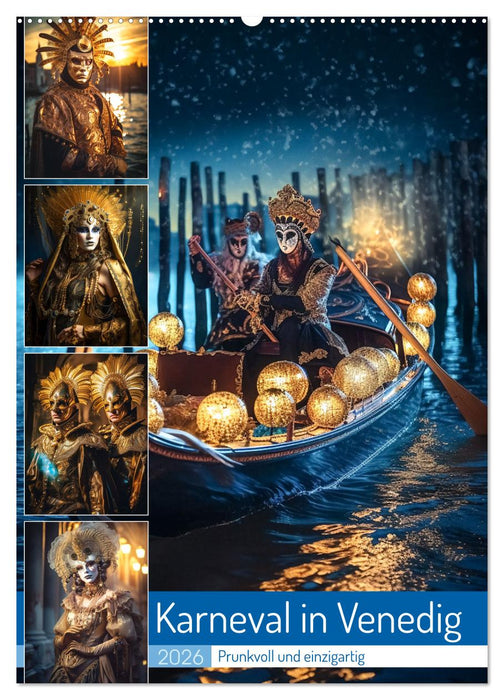 Karneval in Venedig (CALVENDO Wandkalender 2026)